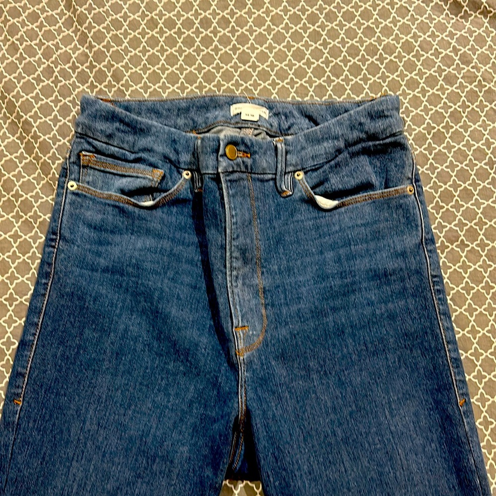 Good American size 14-18. Blouse skinny jeans